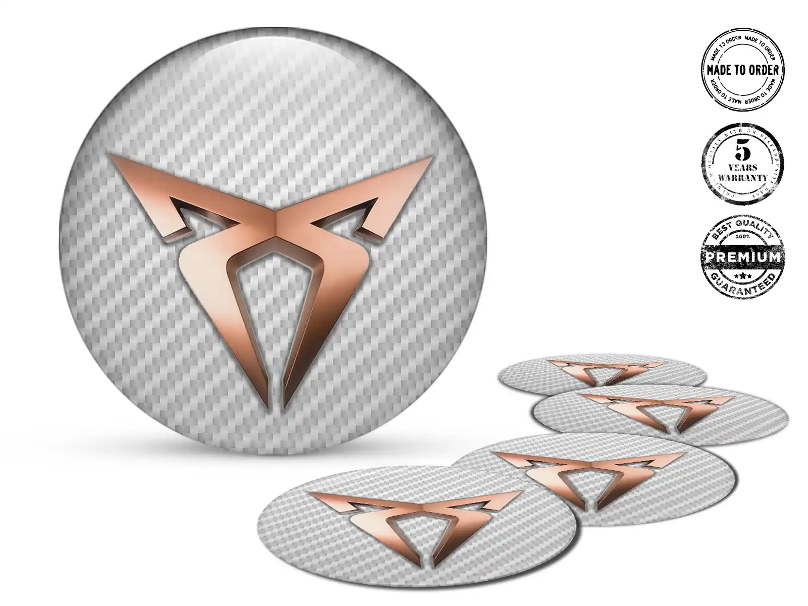 Seat Cupra Aufkleber Dome Edition Harz Emblem Labels